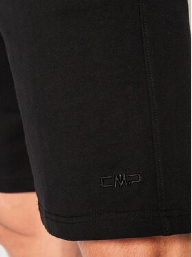 CMP Szorty sportowe 32D8137 Czarny Regular Fit