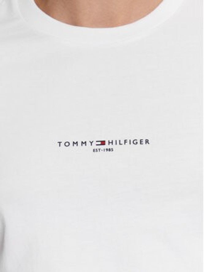 Tommy Hilfiger T-Shirt Logo MW0MW32584 Biały Regular Fit