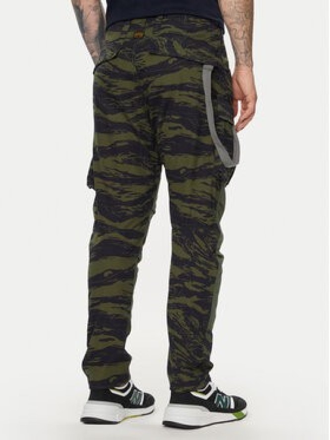 G-Star Raw Spodnie materiałowe 3D Cargo 2.0 D24308-D386-G393 Zielony Tapered Fit