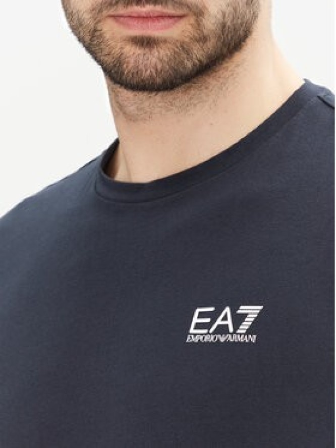 EA7 Emporio Armani T-Shirt 8NPT26 PJVQZ 1562 Granatowy Regular Fit