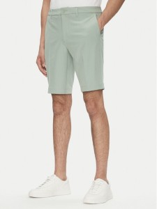 BOSS Szorty materiałowe S_Commuter_10.5 inch 50540337 Zielony Slim Fit