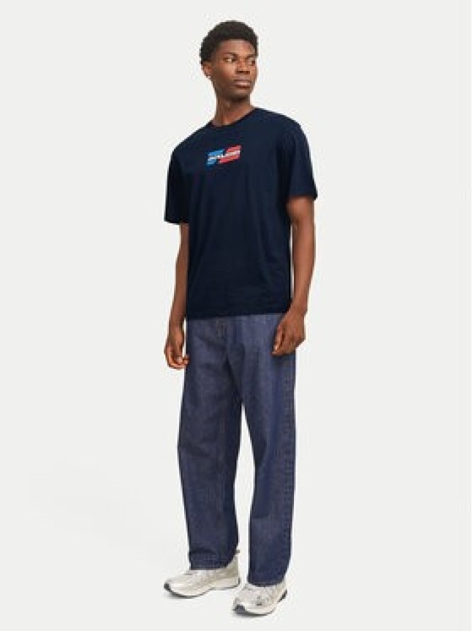 Jack & Jones T-Shirt Corp Graphic 12268415 Granatowy Regular Fit