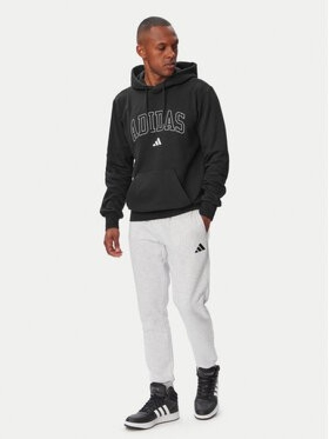 adidas Bluza Collegiate Script Graphic Hoodie KC7187 Czarny Regular Fit