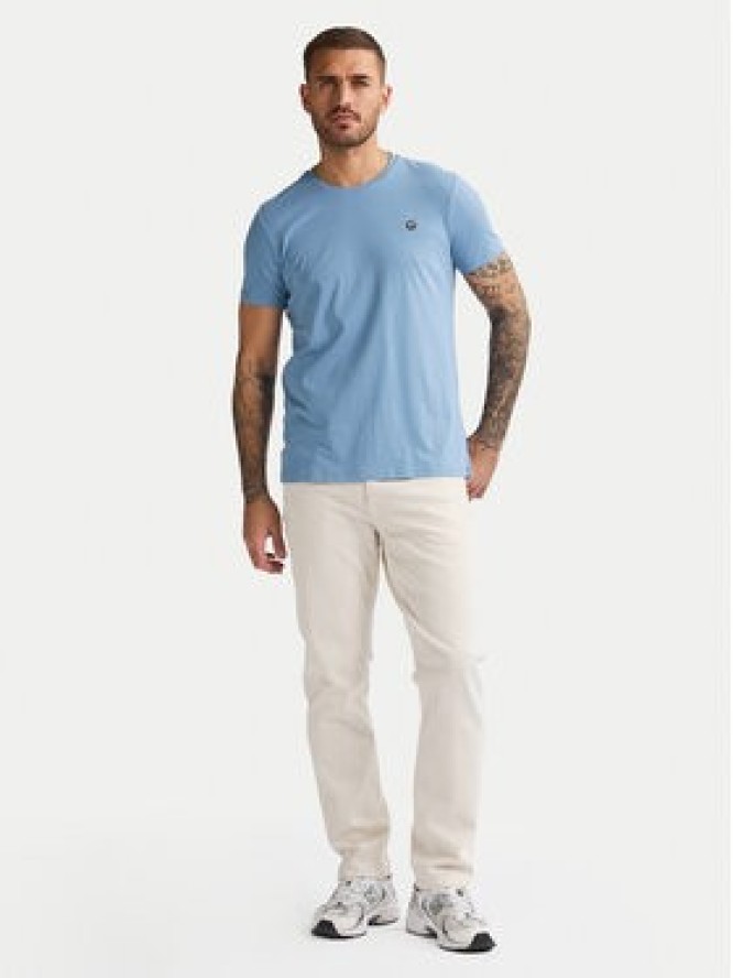 Petrol Industries T-Shirt M-ROS-TSR002 Błękitny Regular Fit