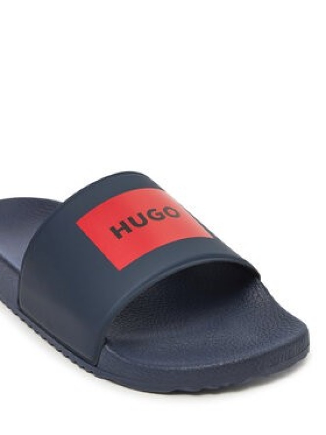 HUGO Klapki Timein Slid 50548061 Granatowy