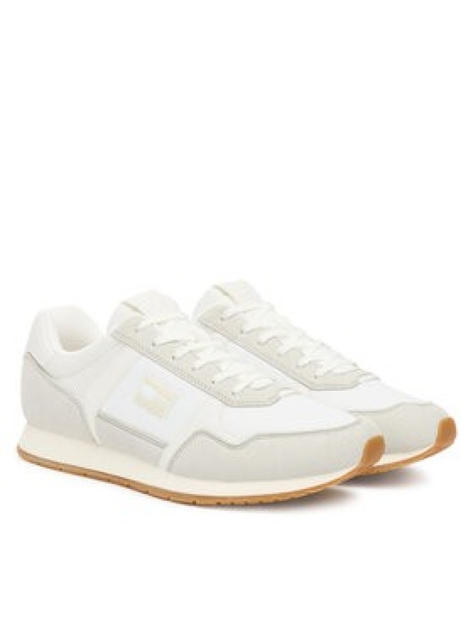 Tommy Jeans Sneakersy Tjm Runner Casual EM0EM01617 Écru