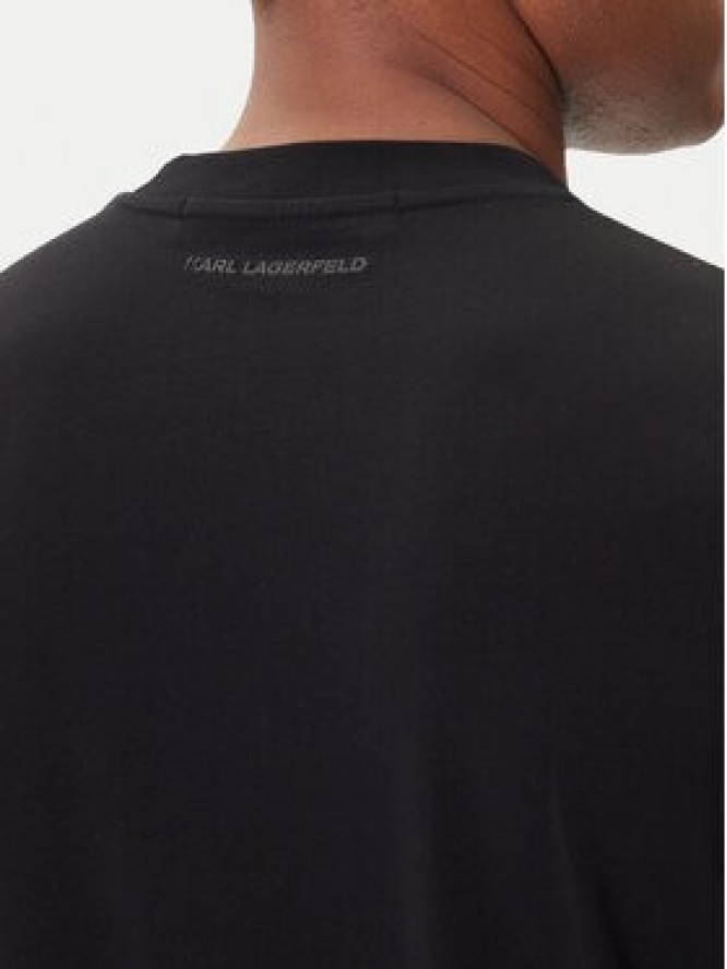 KARL LAGERFELD T-Shirt 755750 500221 Czarny Regular Fit