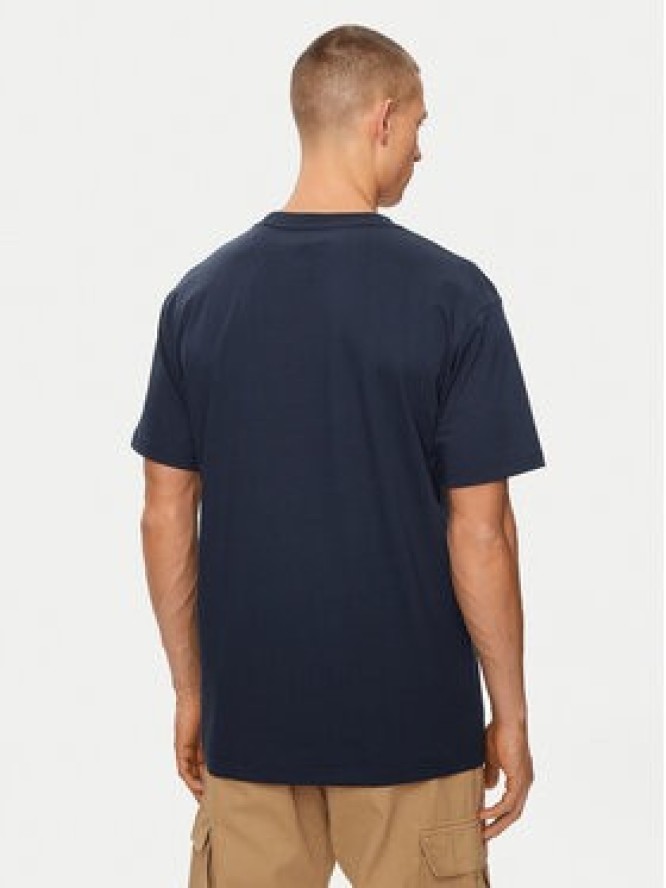 DC Shoes T-Shirt Rebuild Hss ADYZT05337 Granatowy Regular Fit