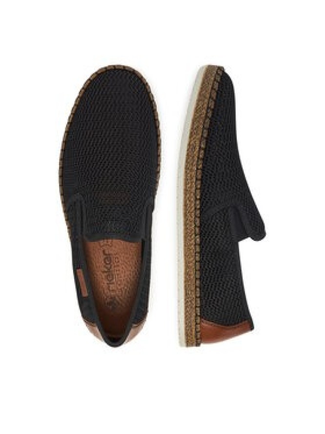 Rieker Półbuty B5276-00 Czarny