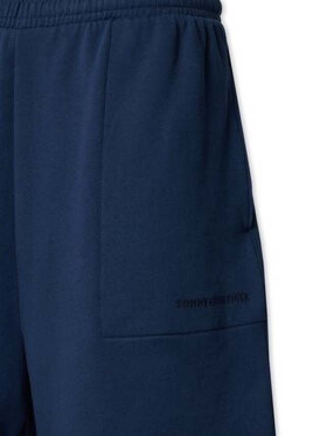 Tommy Hilfiger Szorty sportowe Terry UM0UM03914 Granatowy Regular Fit