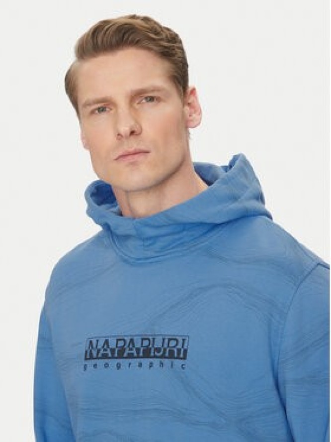 Napapijri Bluza Cellini NP0A4ILR Niebieski Relaxed Fit