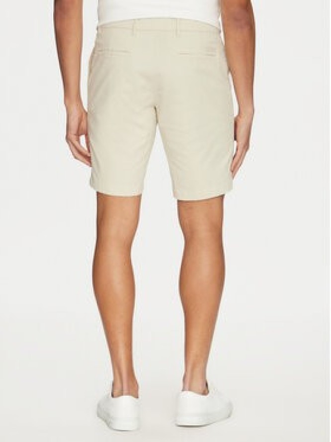 Calvin Klein Szorty materiałowe Modern Twill K10K114063 Beżowy Slim Fit