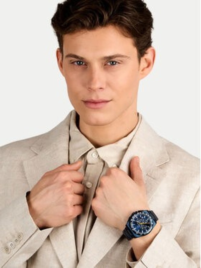 Maserati Zegarek Velocitá Chronograph R8873652008 Granatowy