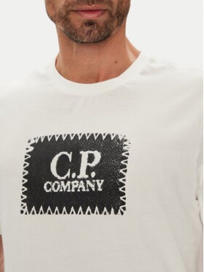 C.P. Company T-Shirt RCCMTS723A005100W Écru Regular Fit