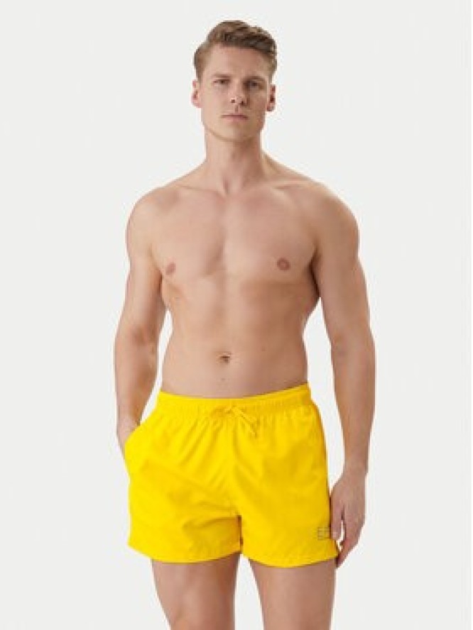 EA7 Emporio Armani Szorty kąpielowe 7M001677 AF13019 M2004 Żółty Regular Fit