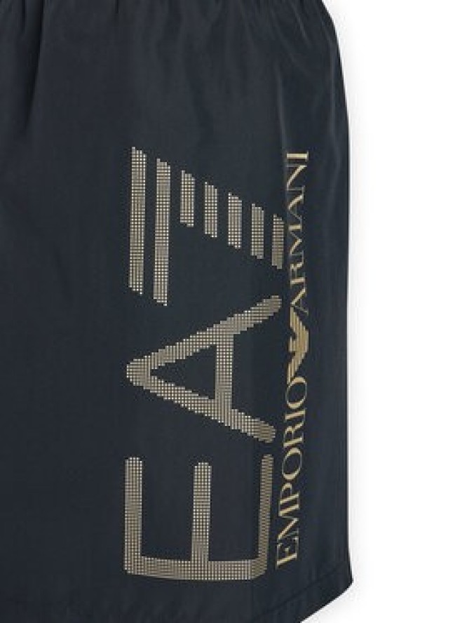 EA7 Emporio Armani Szorty kąpielowe 7M002001 AF14497 MC004 Czarny Regular Fit