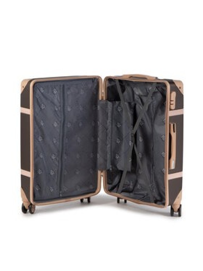 Semi Line Walizka średnia T5508-3 Brązowy