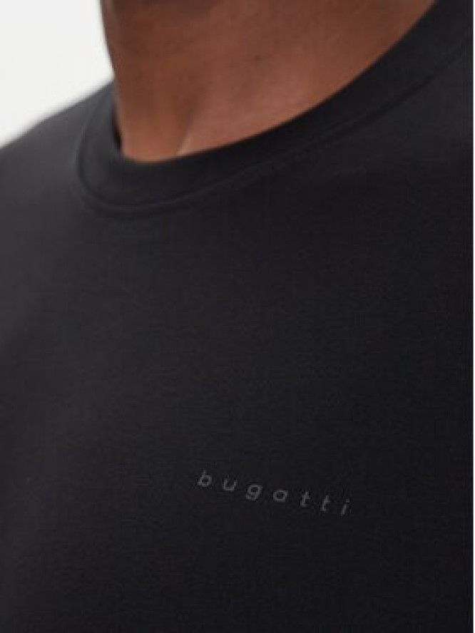 Bugatti Longsleeve 8330-85044D Czarny Regular Fit