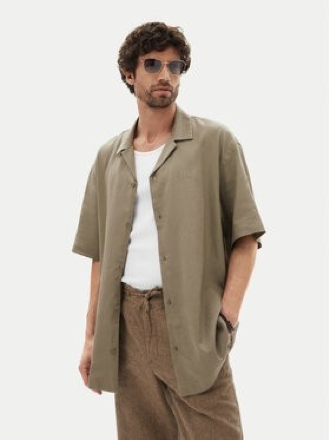 Emporio Armani Koszula EM000593 AF12356 U6189 Brązowy Regular Fit