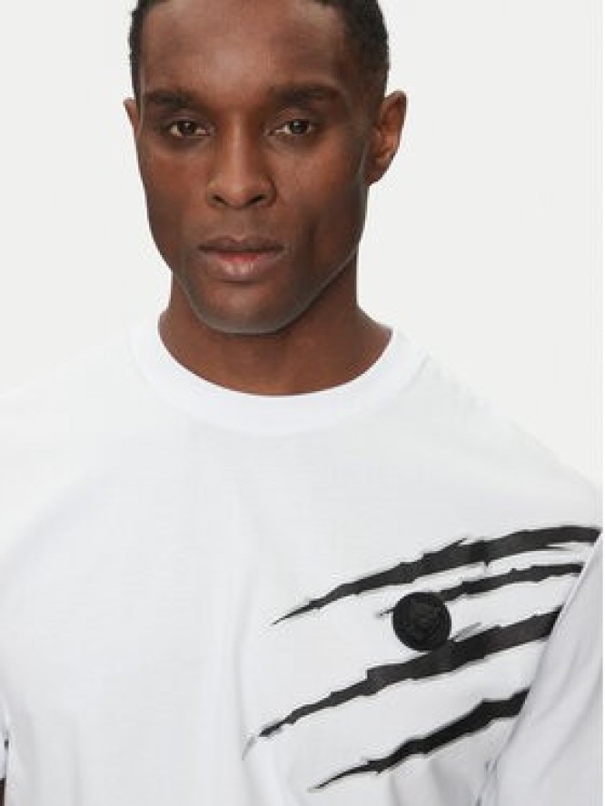 Plein Sport T-Shirt SAEC MTK8019 STE001N Biały Regular Fit