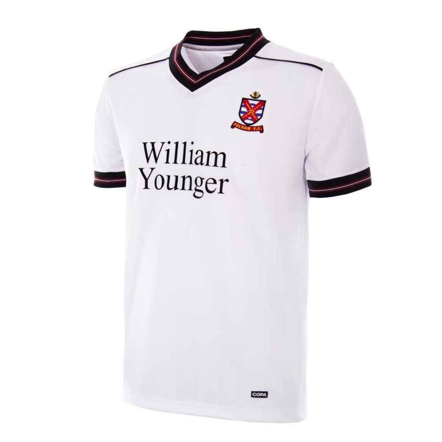 Koszulka retro piłkarska dla dorosłych - Fulham FC 1984-85 - Biała