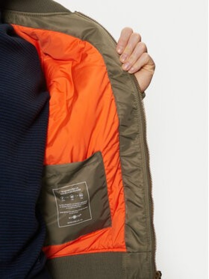 Guess Jeans Kurtka bomber M5RL81 WHAA2 Khaki Regular Fit