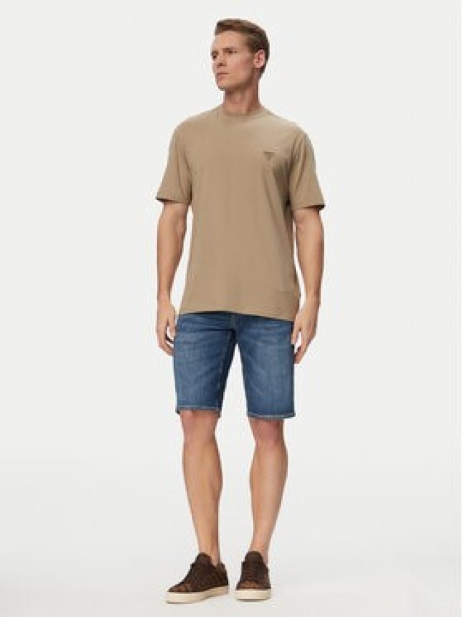 Guess T-Shirt M6GI21 K3053 Khaki Regular Fit