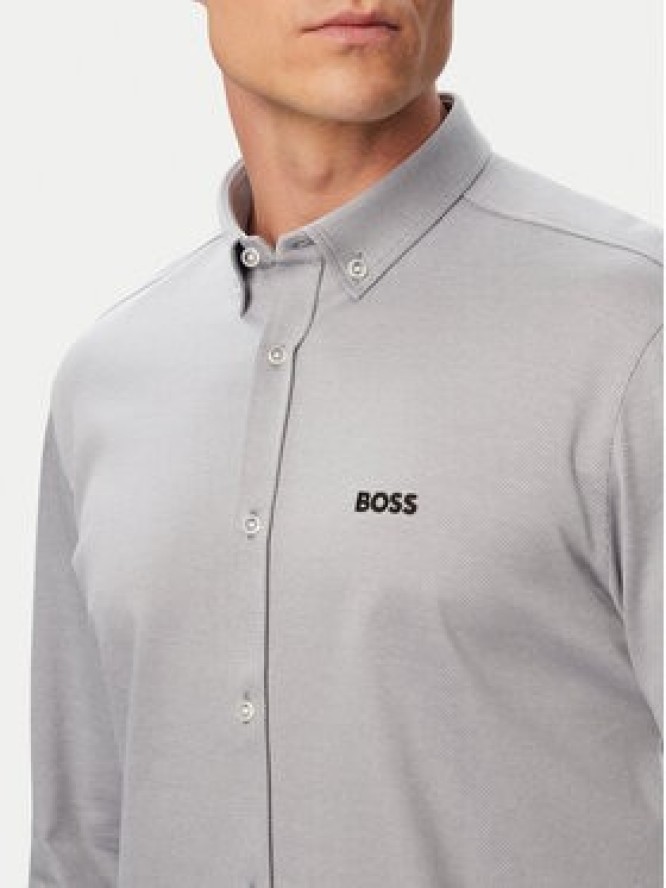 BOSS Koszula St_Motion L 50555946 Zielony ciemny Regular Fit