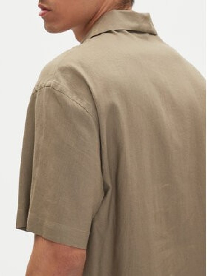 Emporio Armani Koszula EM000593 AF12356 U6189 Brązowy Regular Fit