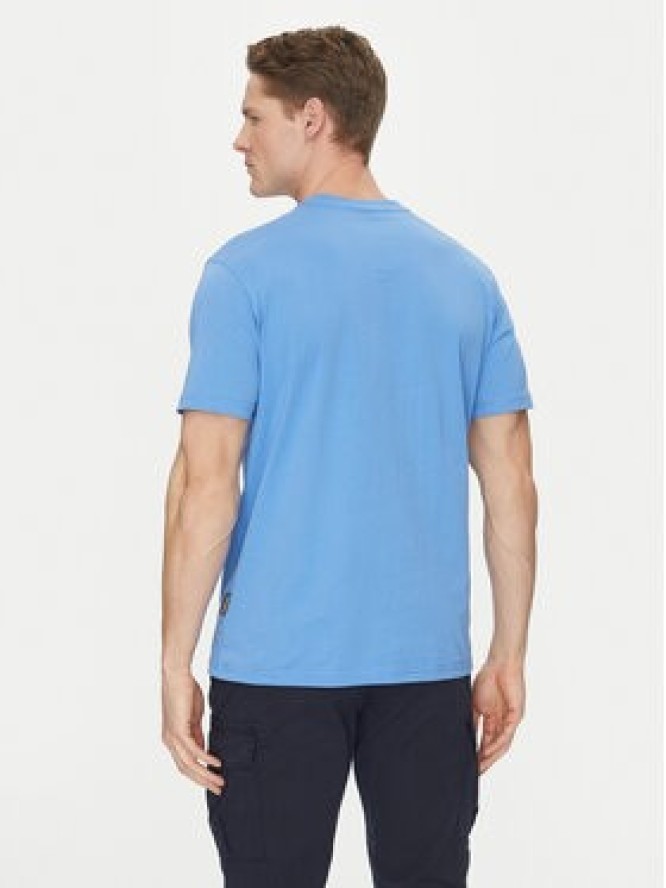 Napapijri T-Shirt Salis NP0A4H8D Niebieski Regular Fit
