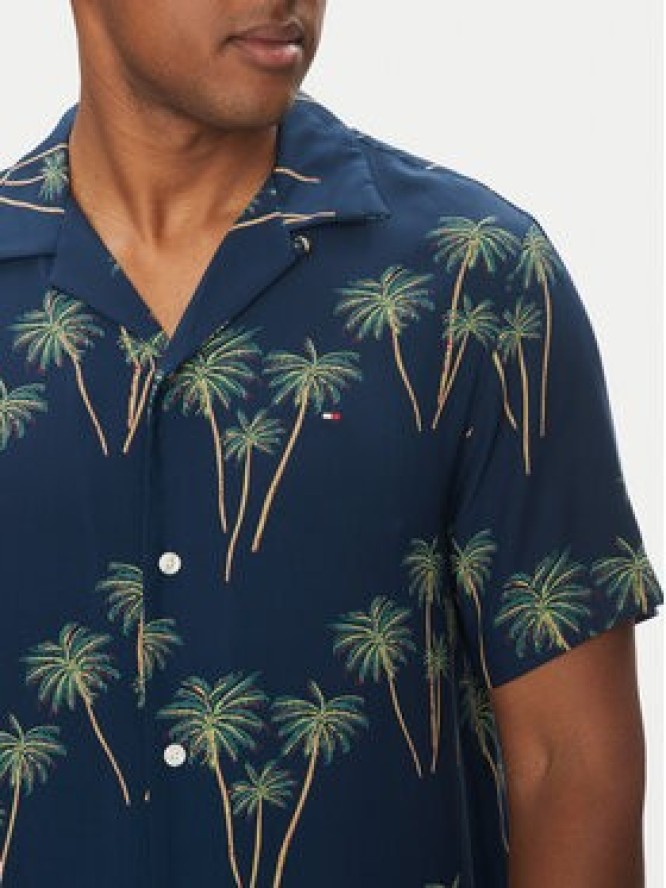 Tommy Hilfiger Koszula MW0MW38580 Granatowy Regular Fit