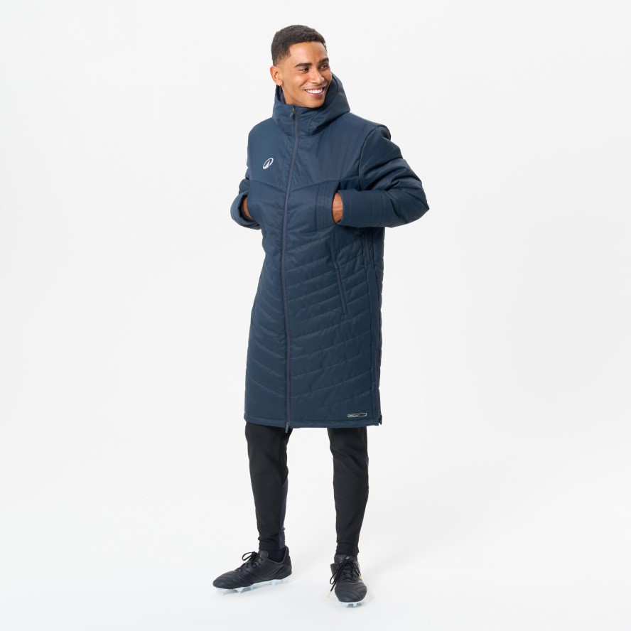 Długa parka do piłki nożnej Kipsta