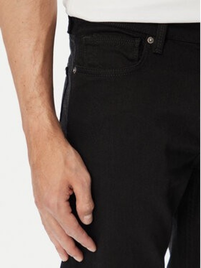 Guess Jeansy Angels M6YAN2 D1487 Czarny Slim Fit