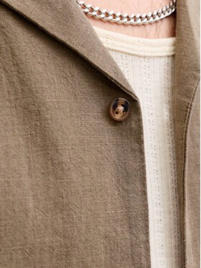 Jack & Jones Koszula Summer 12289191 Brązowy Relaxed Fit