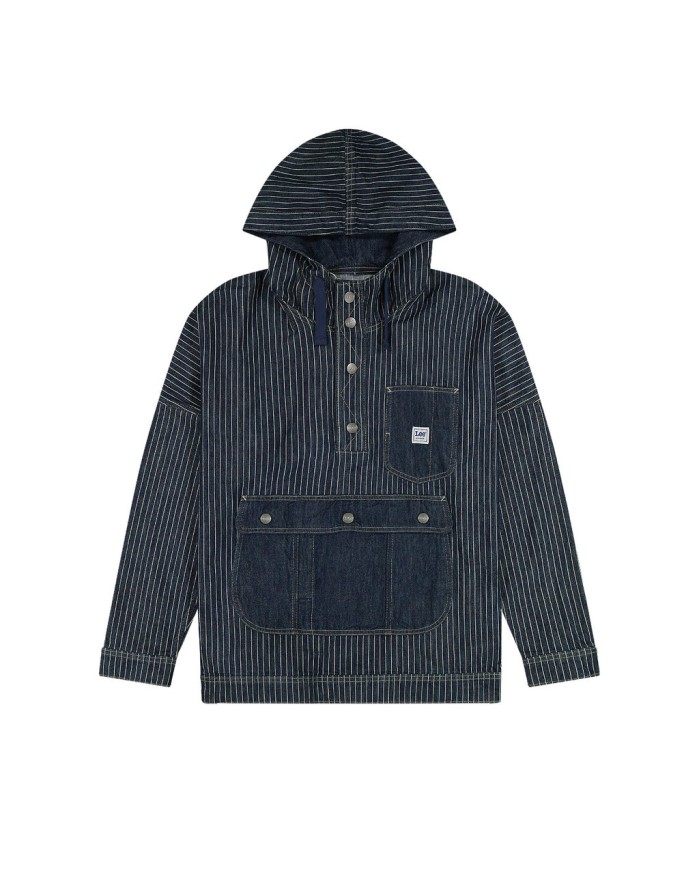 MESKA KURTKA JEANSOWA LEE DENIM ANORAK LAKE EDGE 112364127