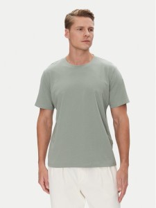 Selected Homme T-Shirt Aspen 16087842 Zielony Regular Fit
