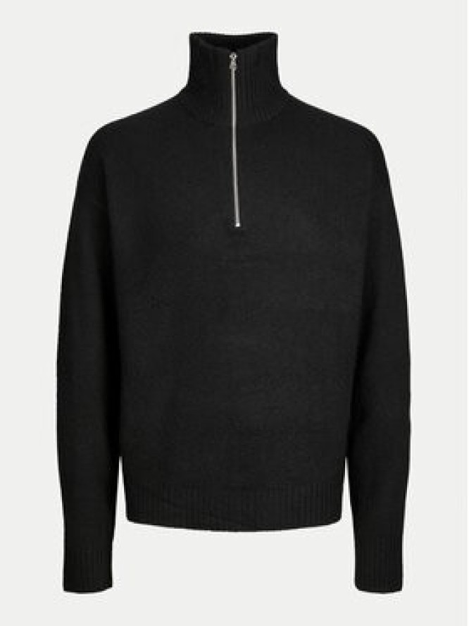 Jack & Jones Sweter Ollie 12241817 Czarny Relaxed Fit
