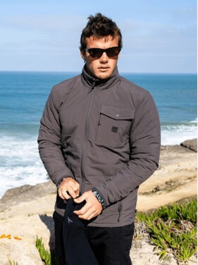 Billabong Kurtka przejściowa Unwind Revo EBYJK00124 Szary Regular Fit