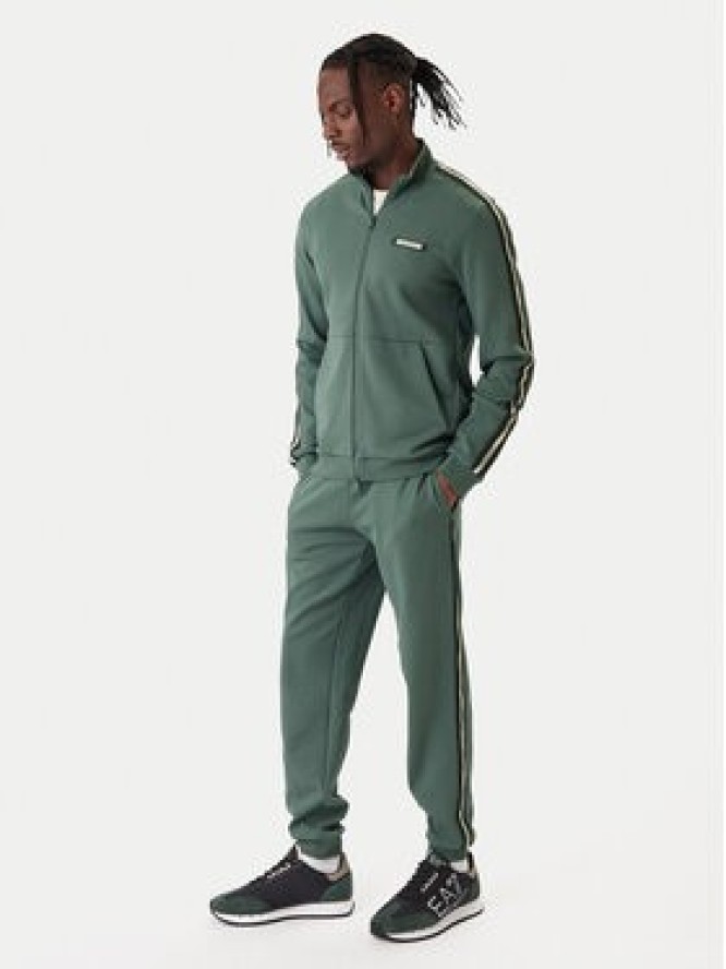 EA7 Emporio Armani Spodnie dresowe 7M001482 AF12660 U7260 Zielony Regular Fit