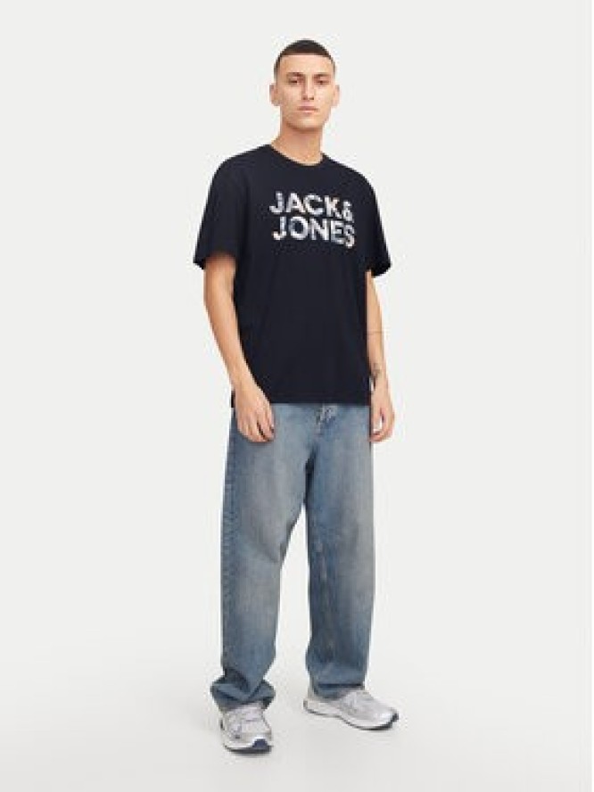 Jack & Jones T-Shirt Bryan 12268127 Granatowy Relaxed Fit
