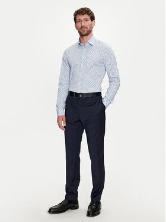 Calvin Klein Koszula K10K113168 Niebieski Slim Fit