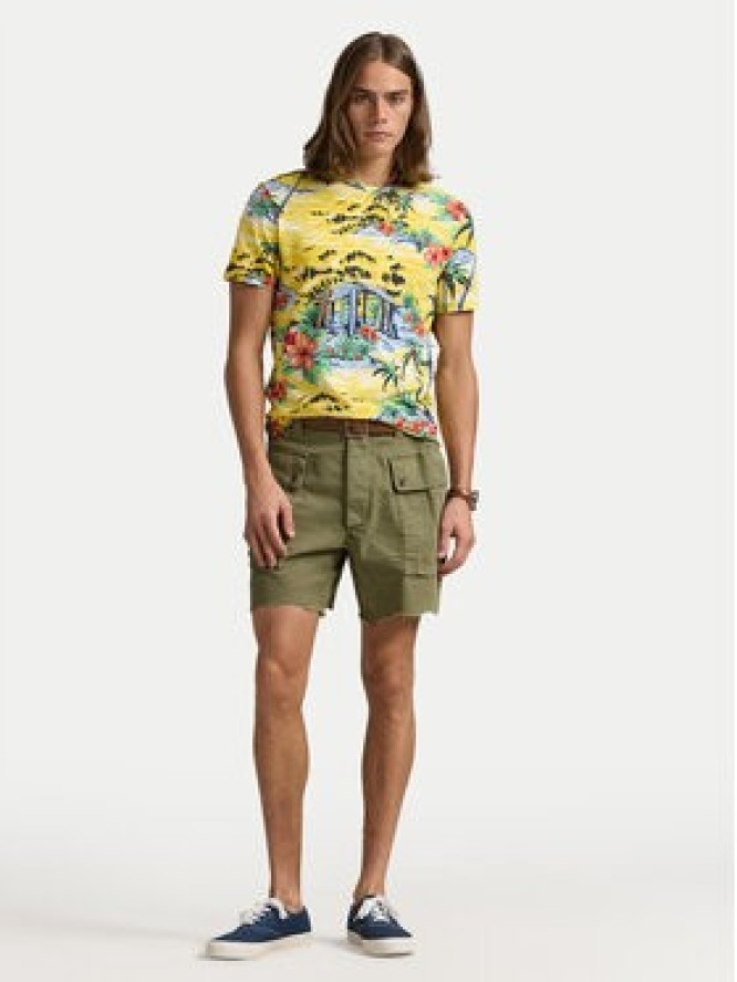 Polo Ralph Lauren T-Shirt 710963813001 Żółty Custom Slim Fit
