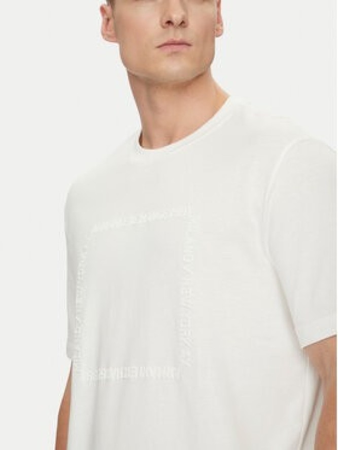 Armani Exchange T-Shirt 6DZTLN ZJ9JZ 1116 Biały Regular Fit