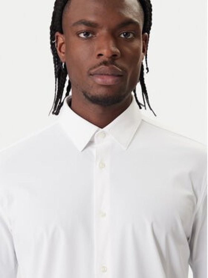 BOSS Koszula P-Hank 50555747 Biały Slim Fit