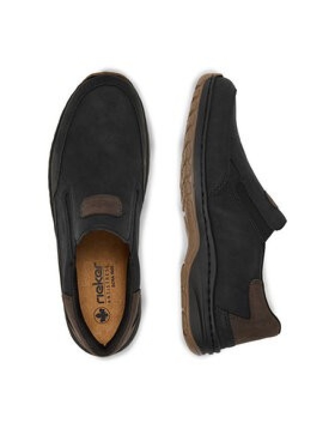 Rieker Półbuty 03365-00 Czarny