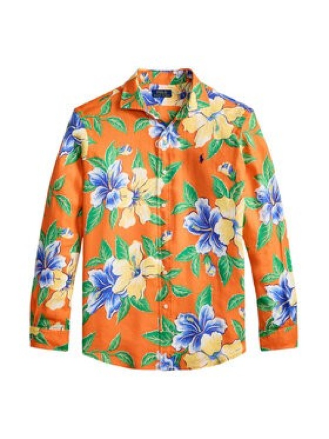 Polo Ralph Lauren Koszula 710B14226001 Pomarańczowy Classic Fit