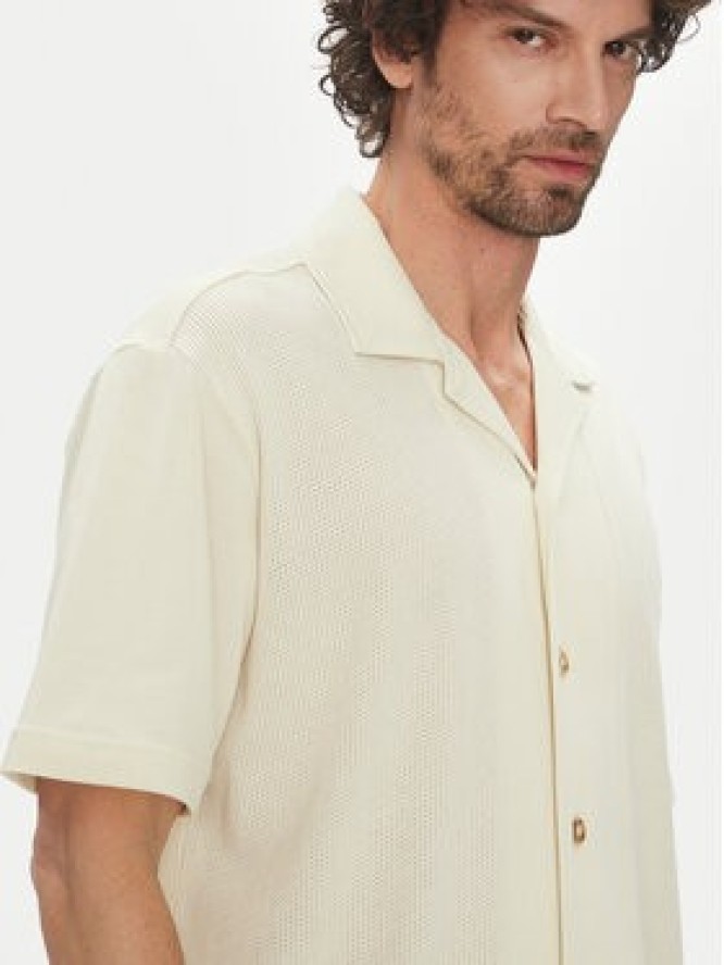 Liu Jo Koszula QA5153 J4929 11001 Écru Regular Fit