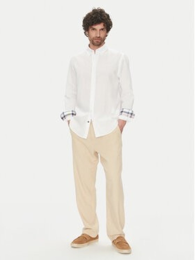 Hechter Paris Koszula 60356 151600 Biały Regular Fit