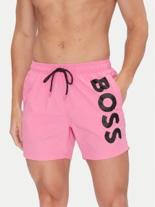 BOSS Szorty kąpielowe Octopus 50514502 Różowy Regular Fit
