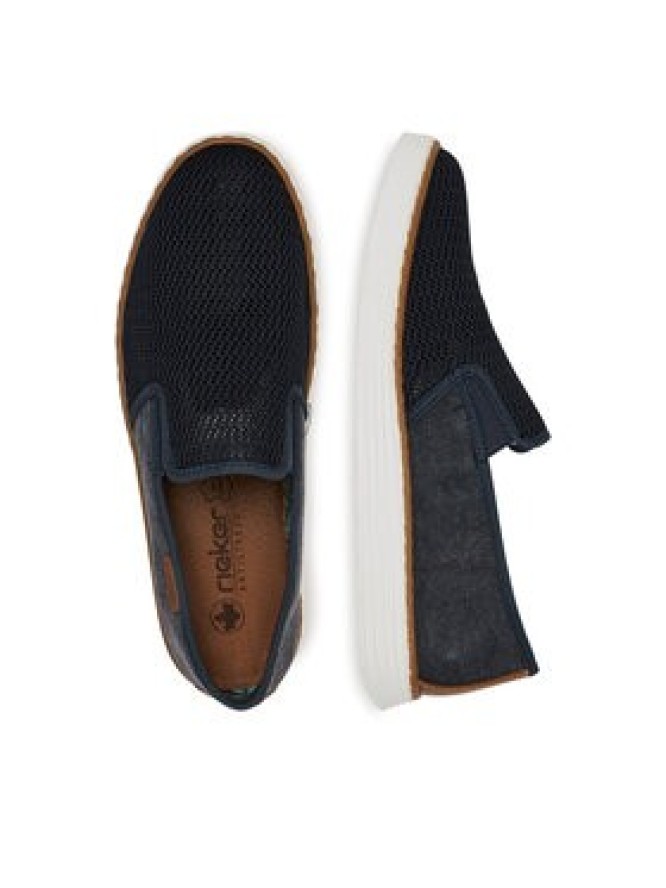 Rieker Półbuty B2265-14 Granatowy